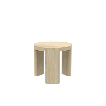 Sloane 20" Round Driftwood End Table