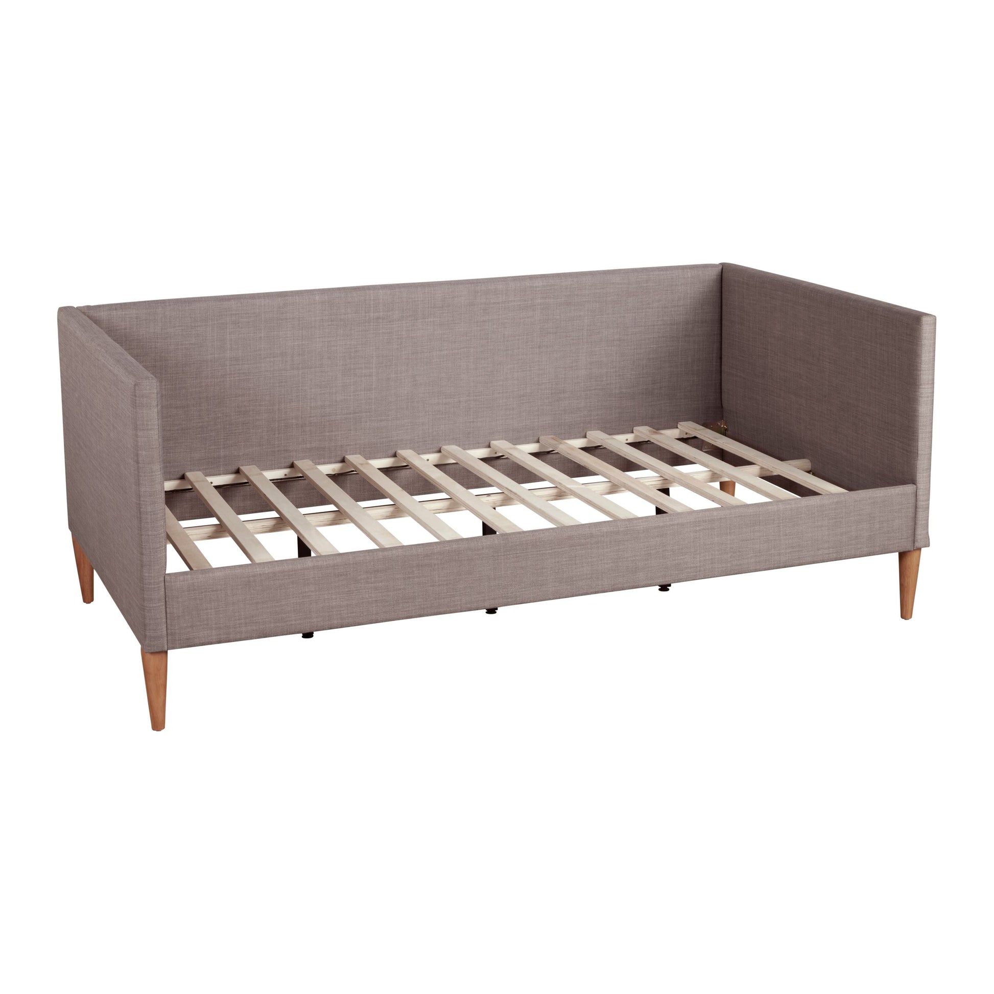 Comfortable Britneys Dark Grey Linen Daybed for Stylish Bedrooms