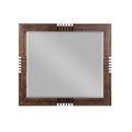 Reclaimed Oak Finish Rectangular Mirror