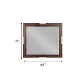 Reclaimed Oak Finish Rectangular Mirror