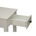 23" White Solid and Manufactured Wood End Table With Drawer And Shelf
