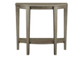 33" Deep Taupe End Table With Shelf