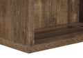 48" Taupe Distressed Wood Adjustable Four Tier Bookcase