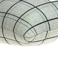 20" Gray Plaid Cotton Throw Pillow
