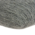 20" Gray Woven Cotton Blend Throw Pillow