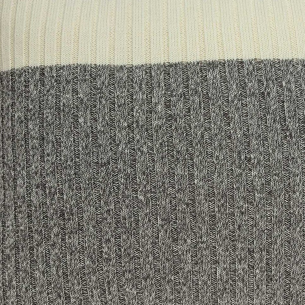 20" X 7" X 20" Beautiful Transitional Tan Accent Pillow Cover With Poly Insert