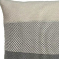 20" X 7" X 20" Transitional Tan Cotton Pillow Cover With Poly Insert