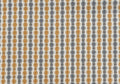 Set Of Two 18" X 18" Gold and White Polyester Striped Zippered Pillow