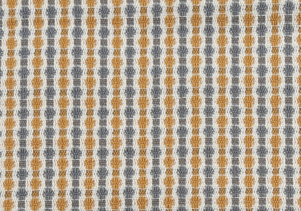 Set Of Two 18" X 18" Gold and White Polyester Striped Zippered Pillow