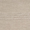 5' X 8' Beige Wool Hand Woven Area Rug With Fringe