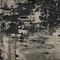 10' X 13' Black And Silver Abstract Area Rug