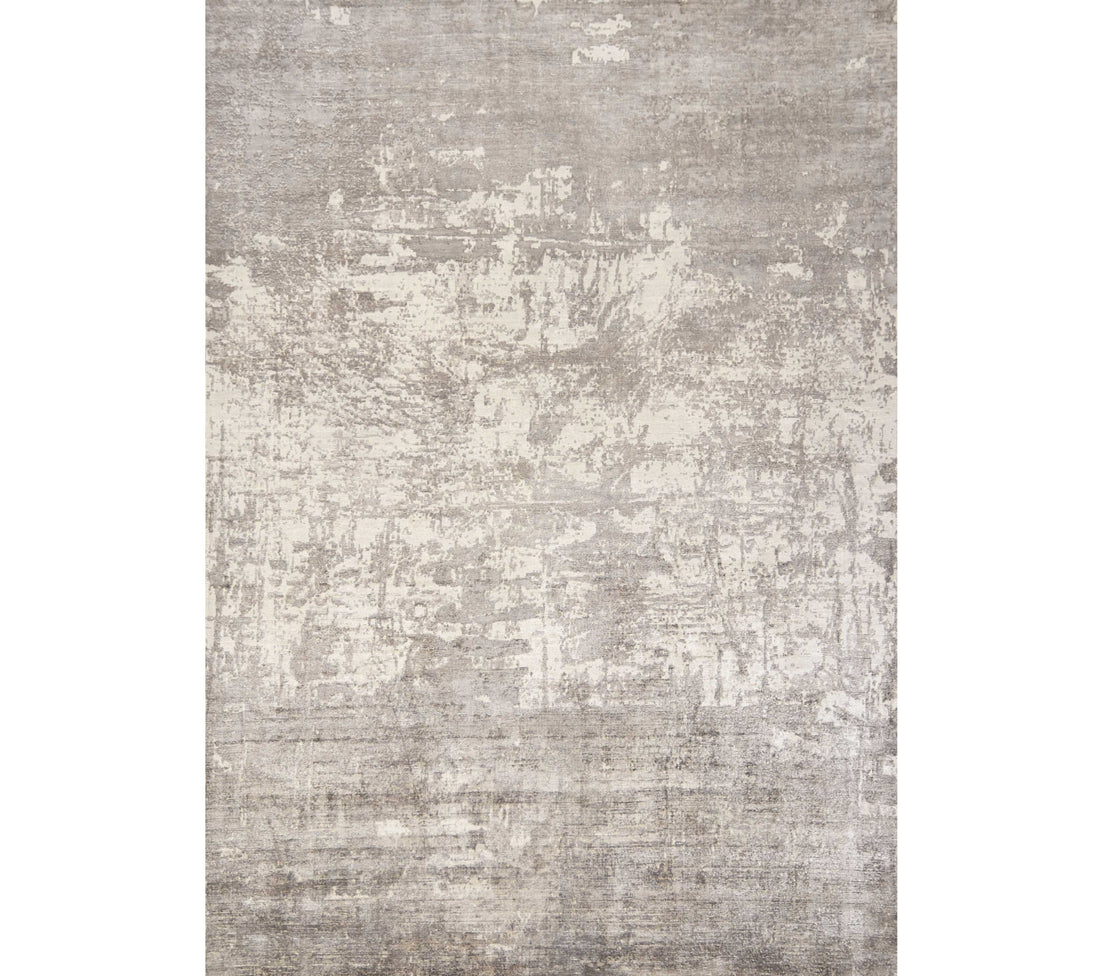 8' X 11' Beige Abstract Hand Loomed Area Rug