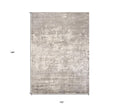 8' X 11' Beige And Ivory Abstract Hand Loomed Area Rug