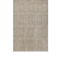 5' X 8' Beige And Ivory Geometric Indoor Outdoor Area Rug