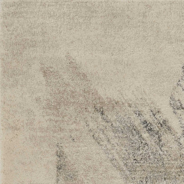5' X 8' Ivory And Gray Abstract Area Rug