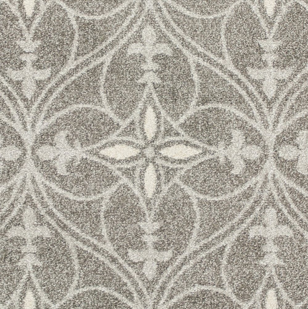 8' X 11' Gray Area Rug With UV Protection