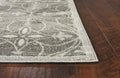 8' X 11' Gray Area Rug With UV Protection