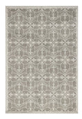8' X 11' Gray Area Rug With UV Protection