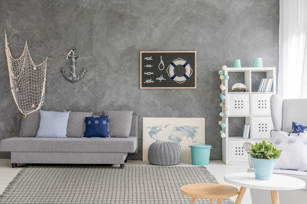 3' X 5' Gray And Light Gray Wool Houndstooth Hand Woven Area Rug