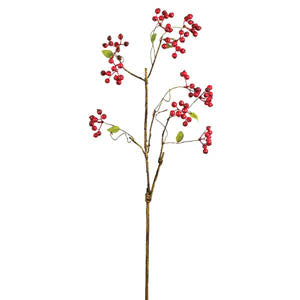 Red Berry Floral Pick- 2