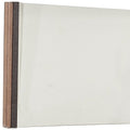 35" Natural Wood Framed Accent Mirror