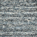 5' X 7' Ivory Blue And Gray Wool Striped Hand Woven Area Rug