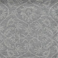 8' X 11' Gray And Light Gray Wool Floral Medallion Hand Tufted Area Rug