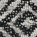 5' X 7' Gray And Black Wool Geometric Hand Tufted Area Rug