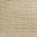 7' X 10' Tan and Ivory Wool Hand Woven Area Rug