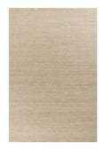 5' X 7' Tan And Ivory Hand Woven Area Rug