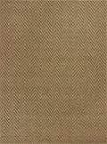 8' Natural And Brown Jute Chevron Hand Woven Runner Rug