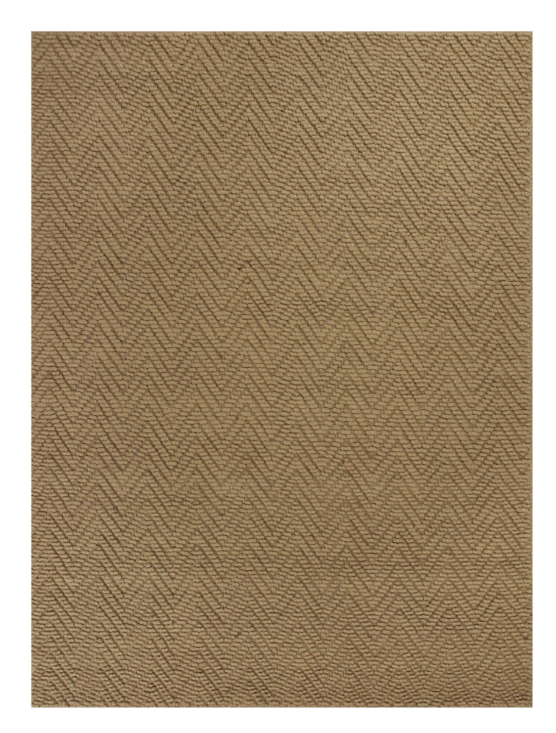 2' X 4' Natural Jute Chevron Hand Woven Area Rug