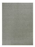 2' X 4' Gray Jute Chevron Hand Woven Area Rug