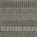 3' X 4' Charcoal Southwestern Indoor Outdoor Area Rug