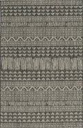 3' X 4' Charcoal Southwestern Indoor Outdoor Area Rug