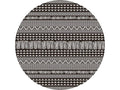 3' X 4' Charcoal Southwestern Indoor Outdoor Area Rug