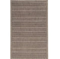 3' X 4' Brown Geometric Indoor Outdoor Area Rug