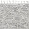 12' X 15' Gray and Ivory Geometric Area Rug