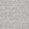 5' X 8' Gray and Ivory Abstract Area Rug