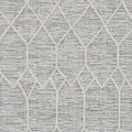 12' X 15' Gray and Ivory Geometric Area Rug