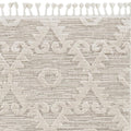 3' X 5' Ivory Chevron Area Rug