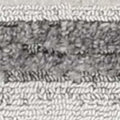 8' Gray And Ivory Abstract Runner Rug