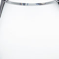 8" Clear Oval Crystal Glass Table Vase