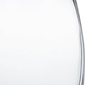 8" Clear Oval Crystal Glass Table Vase