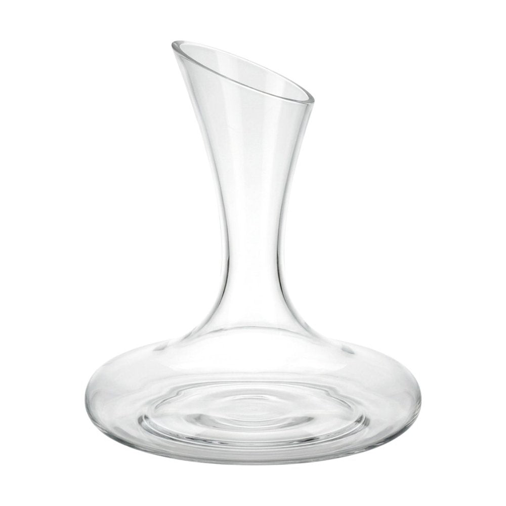 Clear Crystal Glass Convex Curve Shape Stemless Carafe