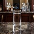 Set of Four Clear Mouth Blown Crystal Highball Glasses
