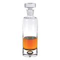 Mouth Blown European Crystal Round Decanter 28 Oz