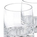 Set of Five Clear Crystal Straight Shape Stemless Decanter And Whiskey Glass