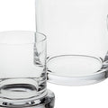 8 Mouth Blown Glass 2 Pc Bedside Or Desktop Carafe Set  24 Oz