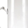 12" Clear Mouth Blown Lead Free Crystal Glass Pitcher